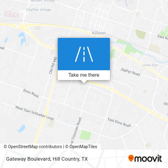 Gateway Boulevard map