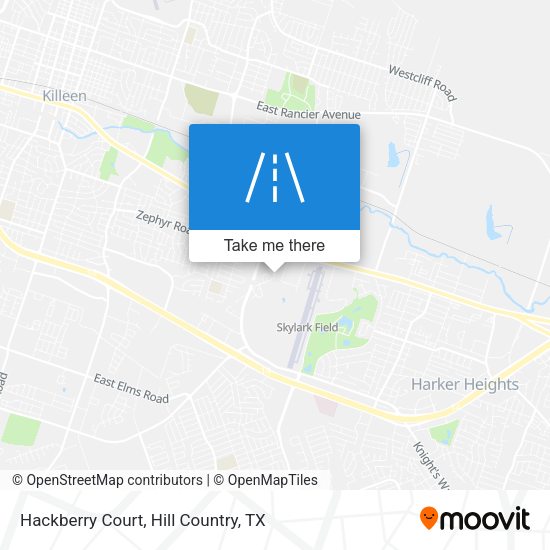 Hackberry Court map