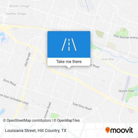 Mapa de Louisiana Street