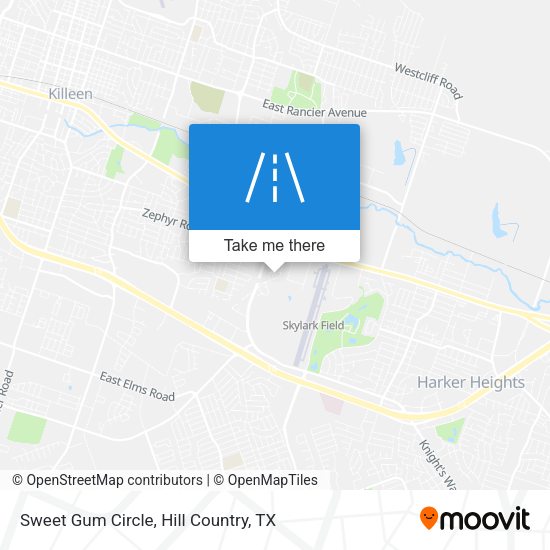 Sweet Gum Circle map