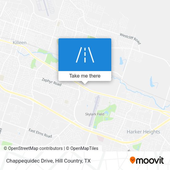 Mapa de Chappequidec Drive