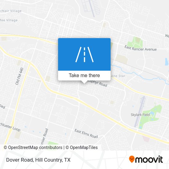 Mapa de Dover Road
