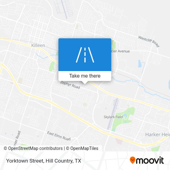 Yorktown Street map