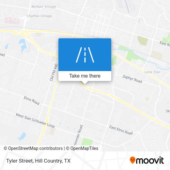 Mapa de Tyler Street