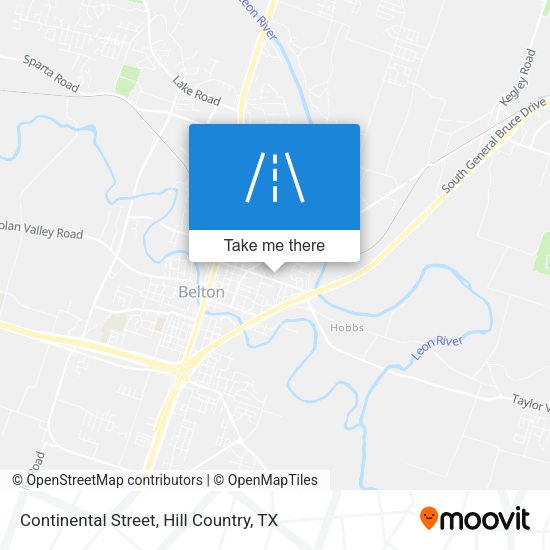 Mapa de Continental Street