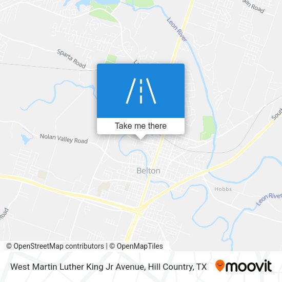 West Martin Luther King Jr Avenue map