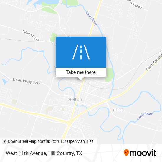 Mapa de West 11th Avenue