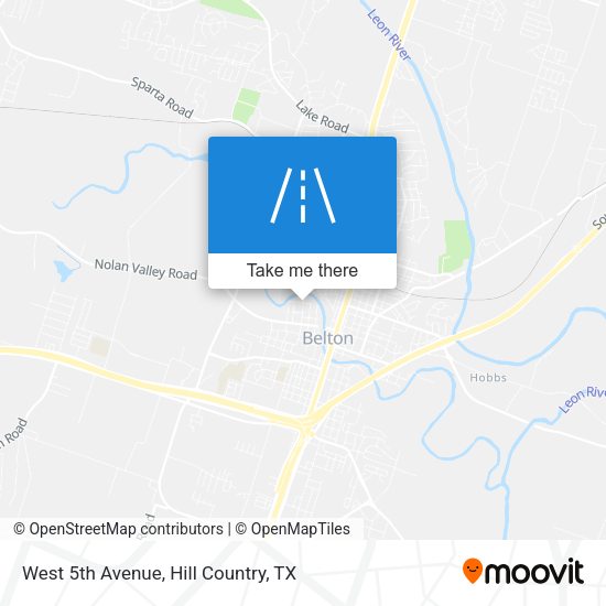 West 5th Avenue map