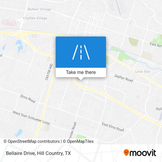 Mapa de Bellaire Drive
