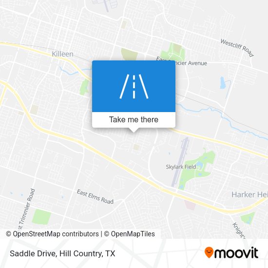 Saddle Drive map