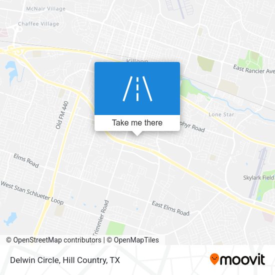 Delwin Circle map