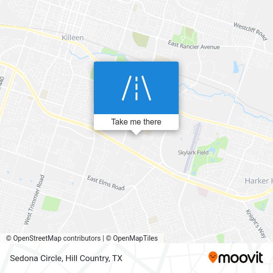Sedona Circle map