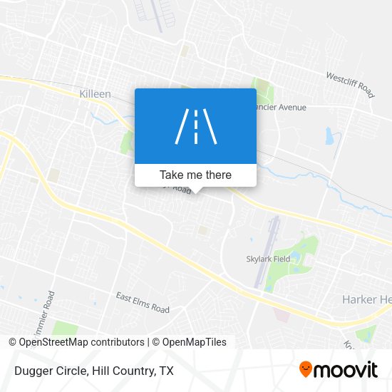 Dugger Circle map