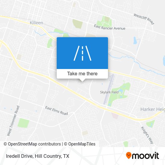 Mapa de Iredell Drive