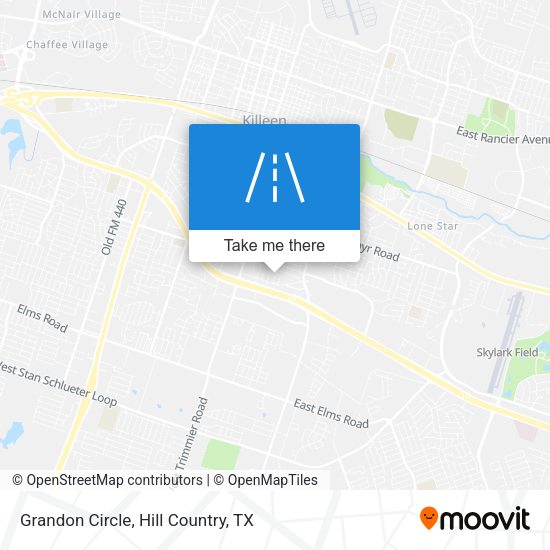 Mapa de Grandon Circle