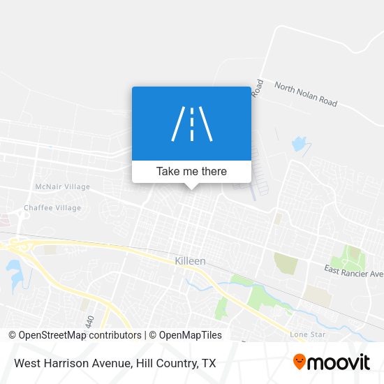 West Harrison Avenue map
