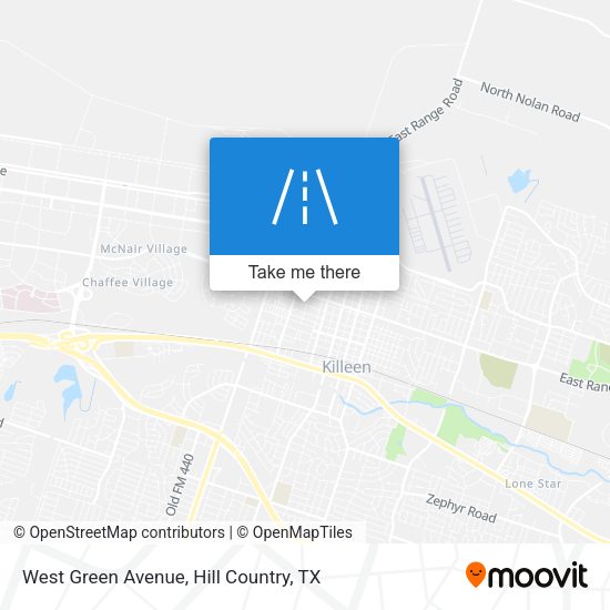West Green Avenue map
