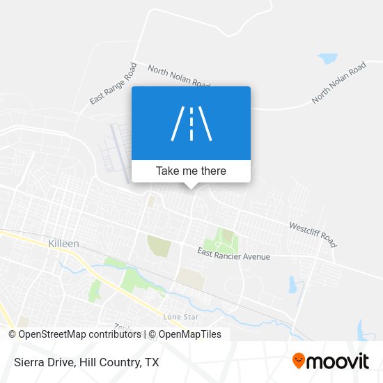 Mapa de Sierra Drive