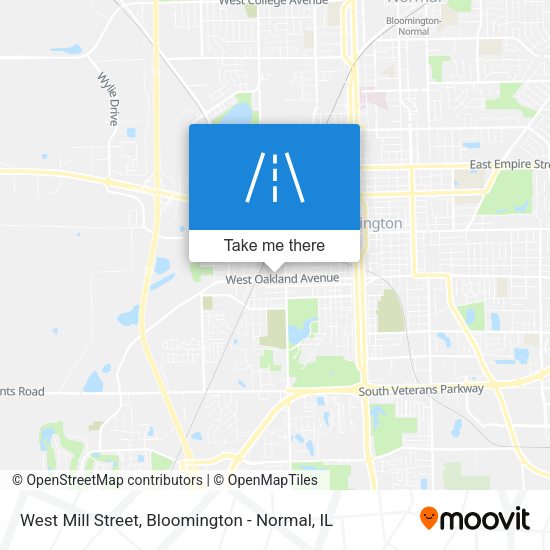 West Mill Street map
