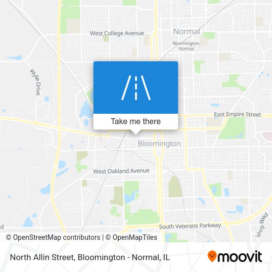 Mapa de North Allin Street