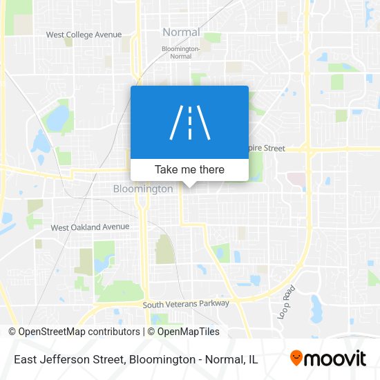 East Jefferson Street map