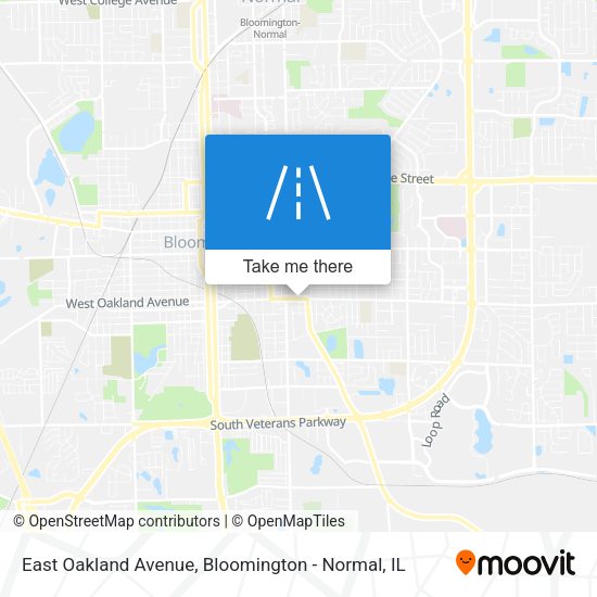 Mapa de East Oakland Avenue