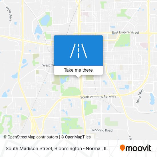 South Madison Street map