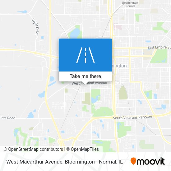 West Macarthur Avenue map