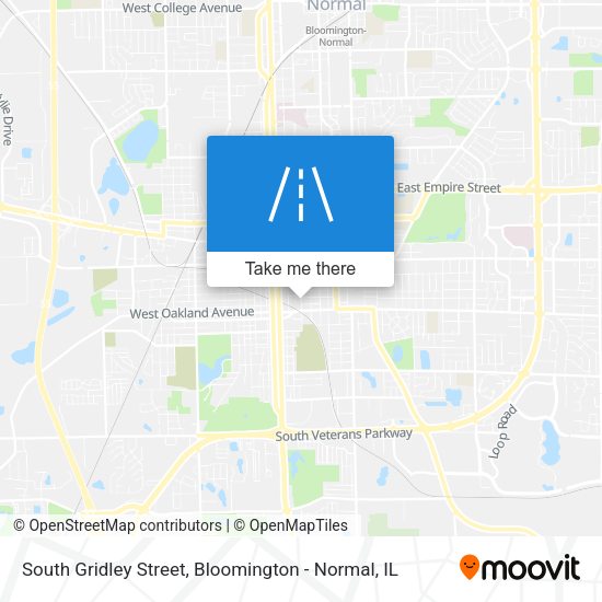 South Gridley Street map