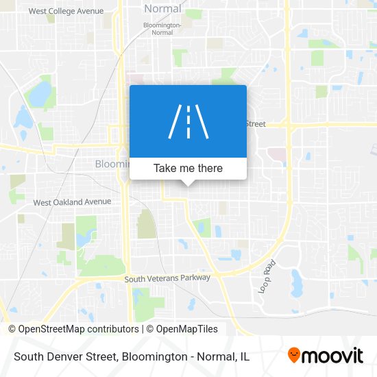 South Denver Street map