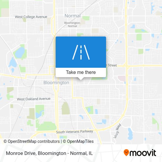 Mapa de Monroe Drive