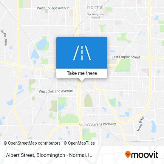 Mapa de Albert Street