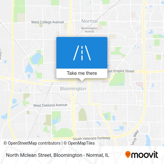 North Mclean Street map