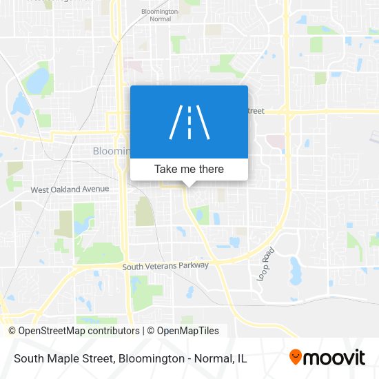 South Maple Street map