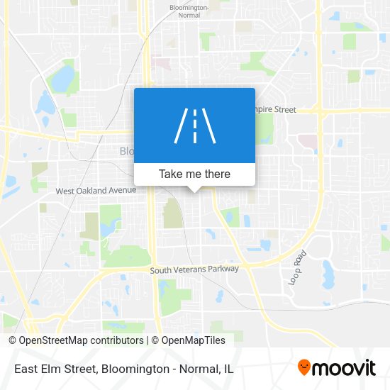 East Elm Street map