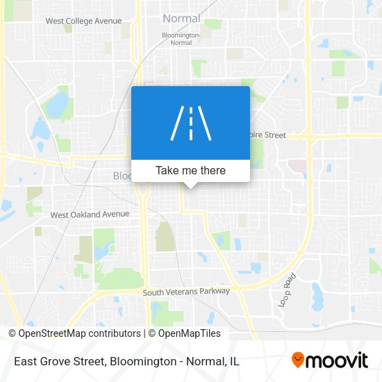 Mapa de East Grove Street