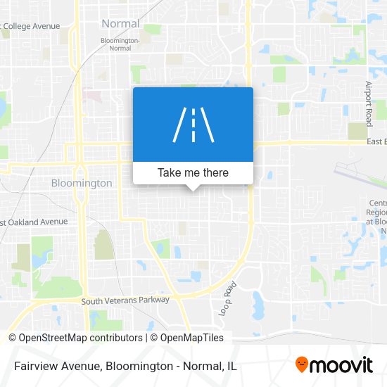 Mapa de Fairview Avenue