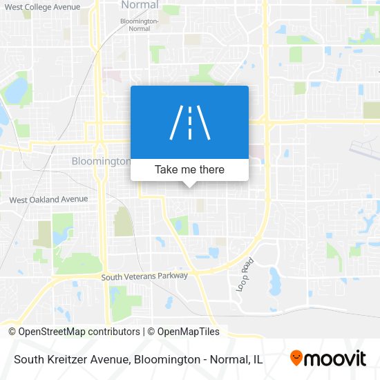 Mapa de South Kreitzer Avenue