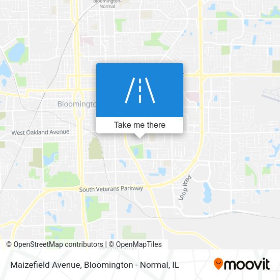 Maizefield Avenue map