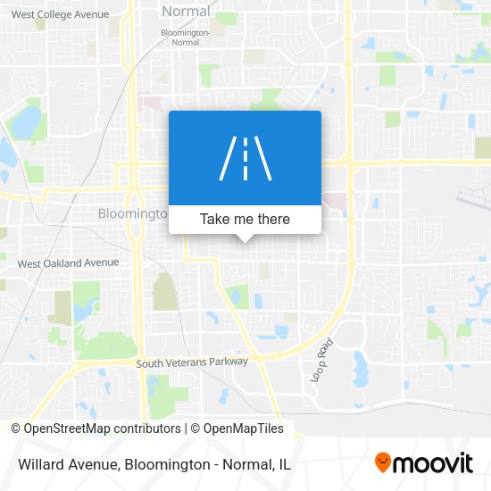 Willard Avenue map