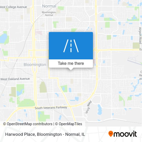 Mapa de Harwood Place