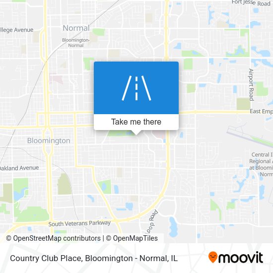 Country Club Place map
