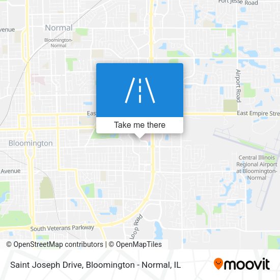 Mapa de Saint Joseph Drive