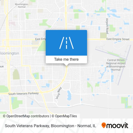 South Veterans Parkway map