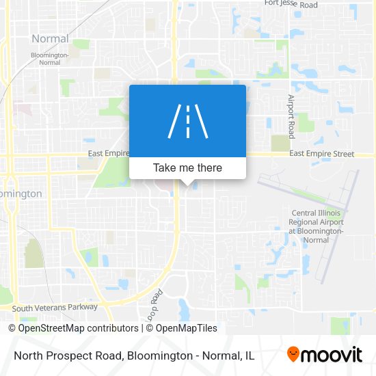 North Prospect Road map