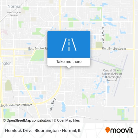 Hemlock Drive map