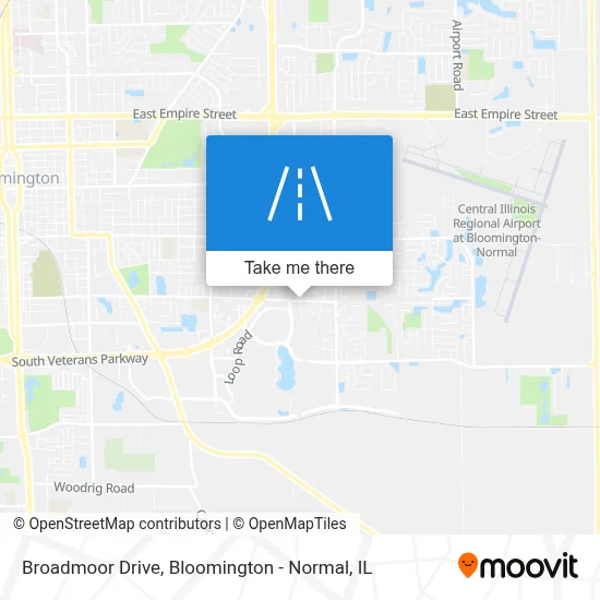 Broadmoor Drive map