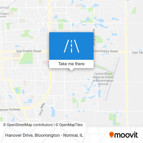 Mapa de Hanover Drive