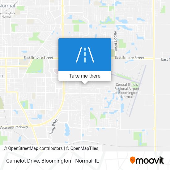 Camelot Drive map