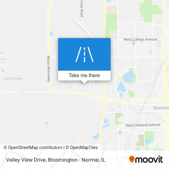 Valley View Drive map